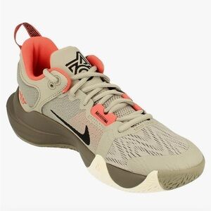 Nike Men’s Sz 9 Giannis Immortality 2 Shoes DM0825-003 Grey Black Coral